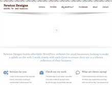 Tablet Screenshot of newton-designs.com